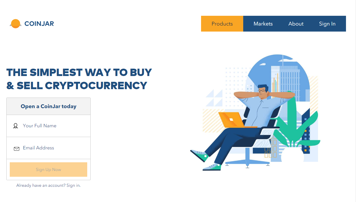 coinjar support buying bitcoin